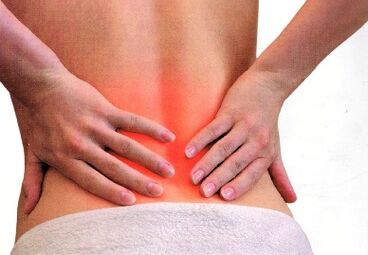 Women with back pain
