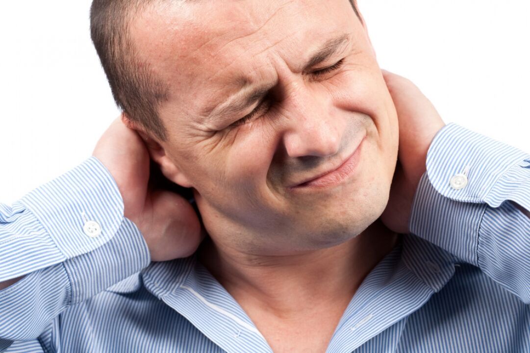 Neck pain in men with osteochondrosis
